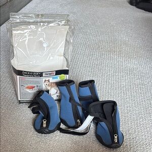 Zack & Zoey Black and Blue Neoprene Boots